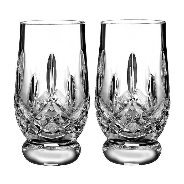WATERFORD LISMORE CONNOISSEUR WHISKEY FOOTED TASTING TUMBLER GLASS, SET OF 2,40003431