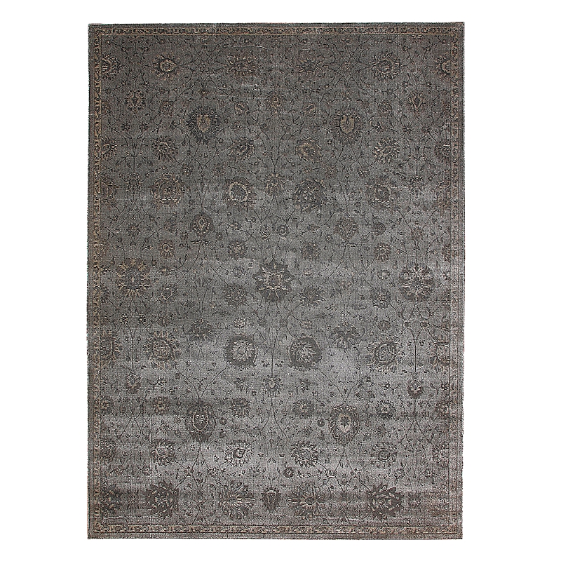 Nourison Luminance Lum06 Charcoal 3'5" X 5'5" Area Rug In Graphite