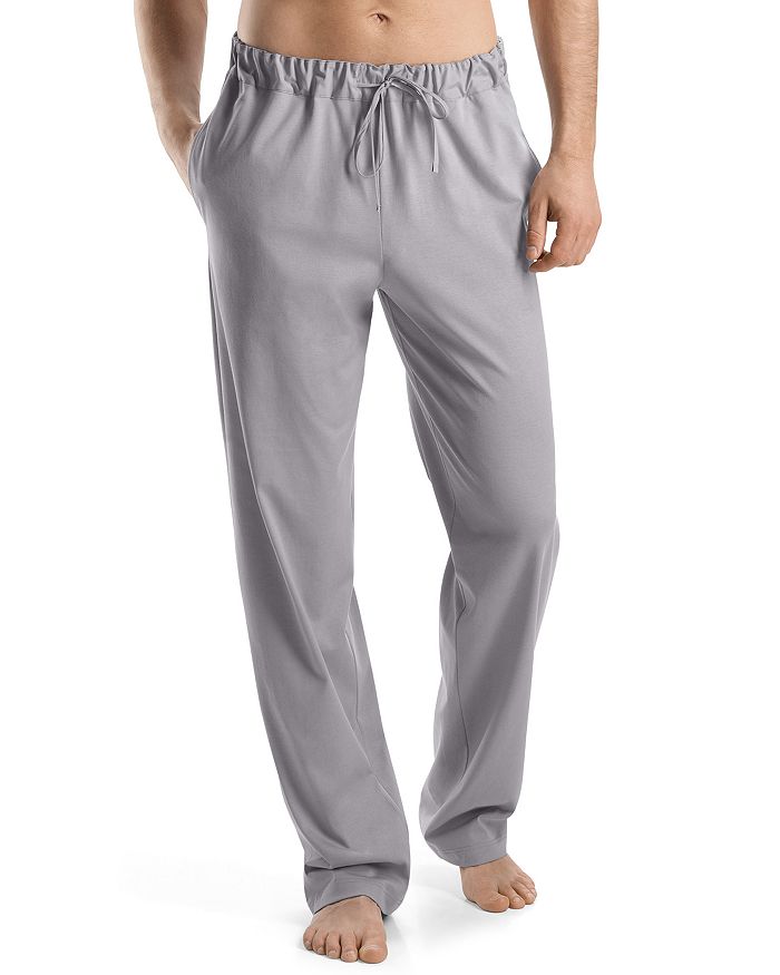 Hanro Night And Day Knit Slim Fit Lounge Pants In Mineral