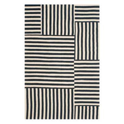 Canyon Stripe Patch Collection Area Rug, 4&#39; x 6&#39;