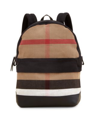 Burberry Kids' Check Backpack 