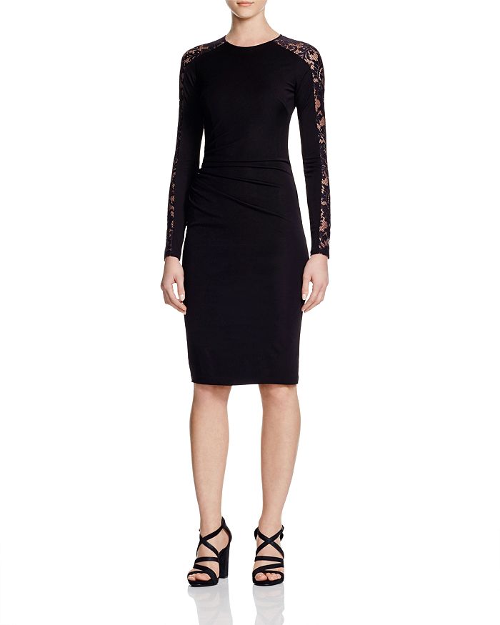 David Meister Lace Inset Dress - 100% Exclusive | Bloomingdale's