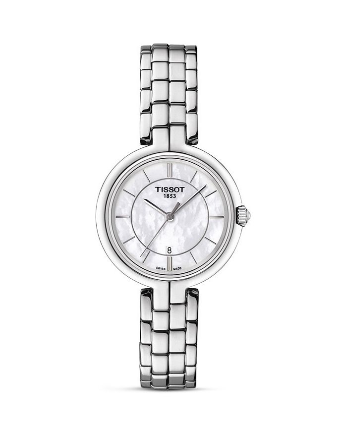 TISSOT FLAMINGO WOMEN'S QUARTZ WATCH WITH MOTHER OF PEARL DIAL, 26MM,T0942101111100