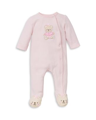 Little Me Girls' Sweet Bear Footie - Baby | Bloomingdale's