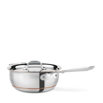 All-Clad All Clad Copper Core 3 Quart Saucier with Loop & Lid
