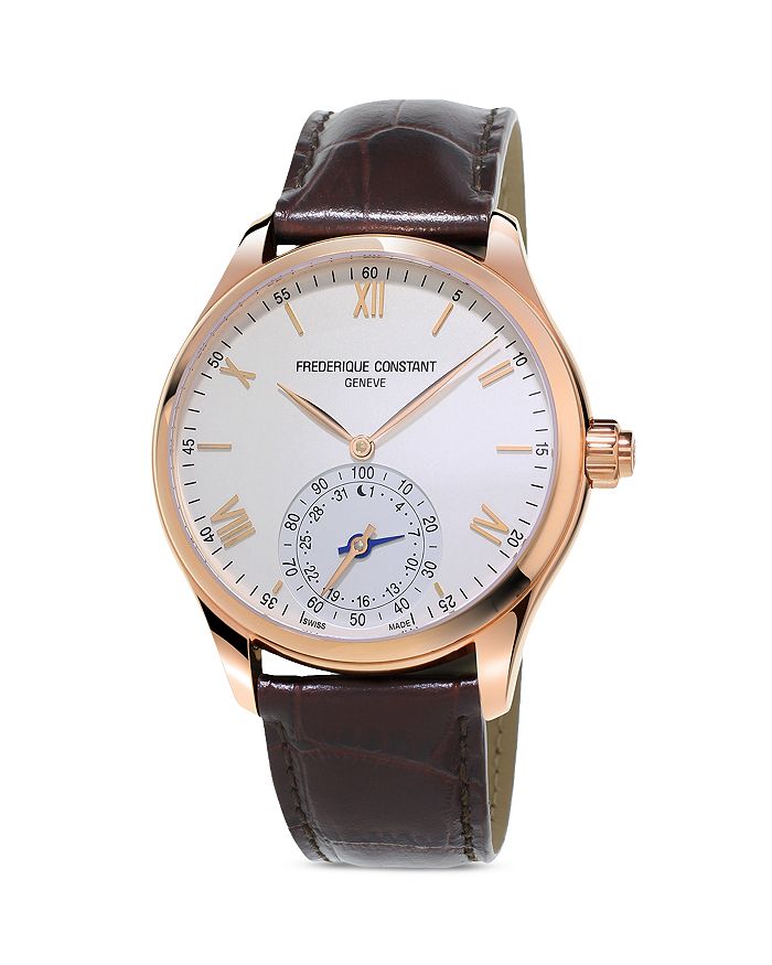Frederique Constant Horological Smartwatch, 42mm In White/brown