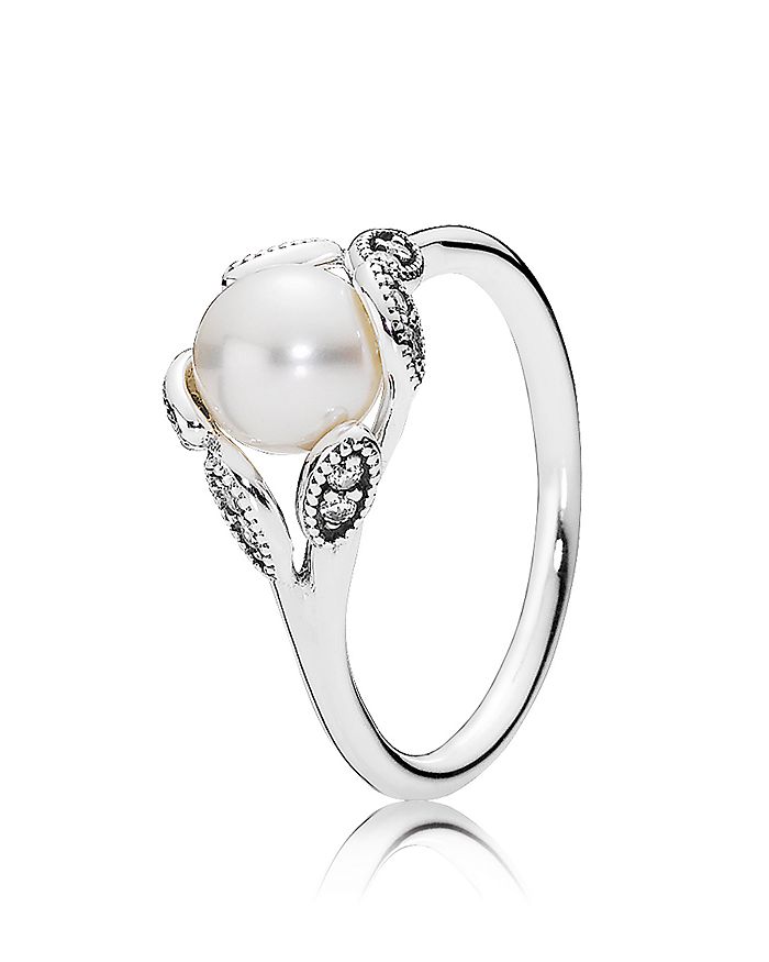 Pandora Sterling Silver, Cubic Zirconia & Cultured Freshwater