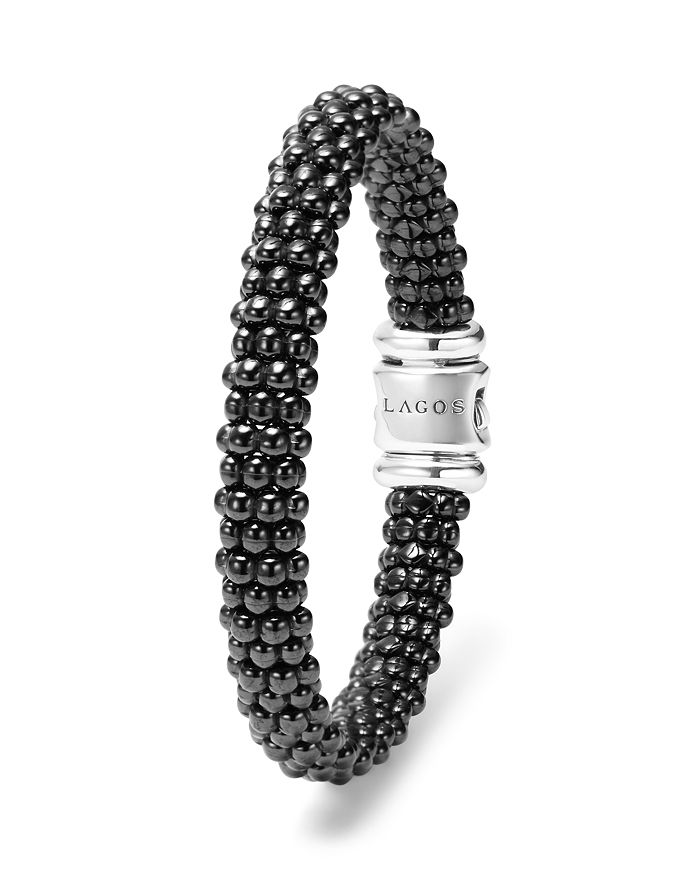 Shop Lagos Black Caviar Ceramic Bracelet