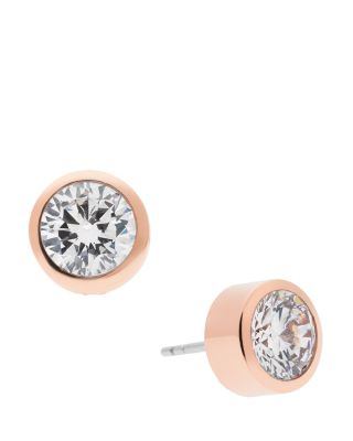 michael kors diamond stud earrings