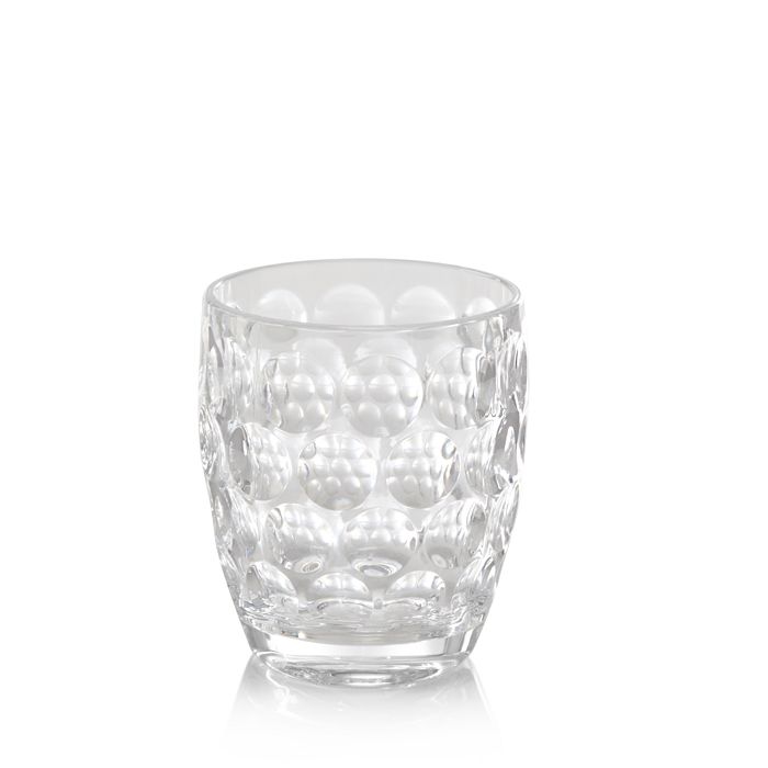Shop Mario Luca Giusti Acrylic Lente Tumbler Glass In Clear