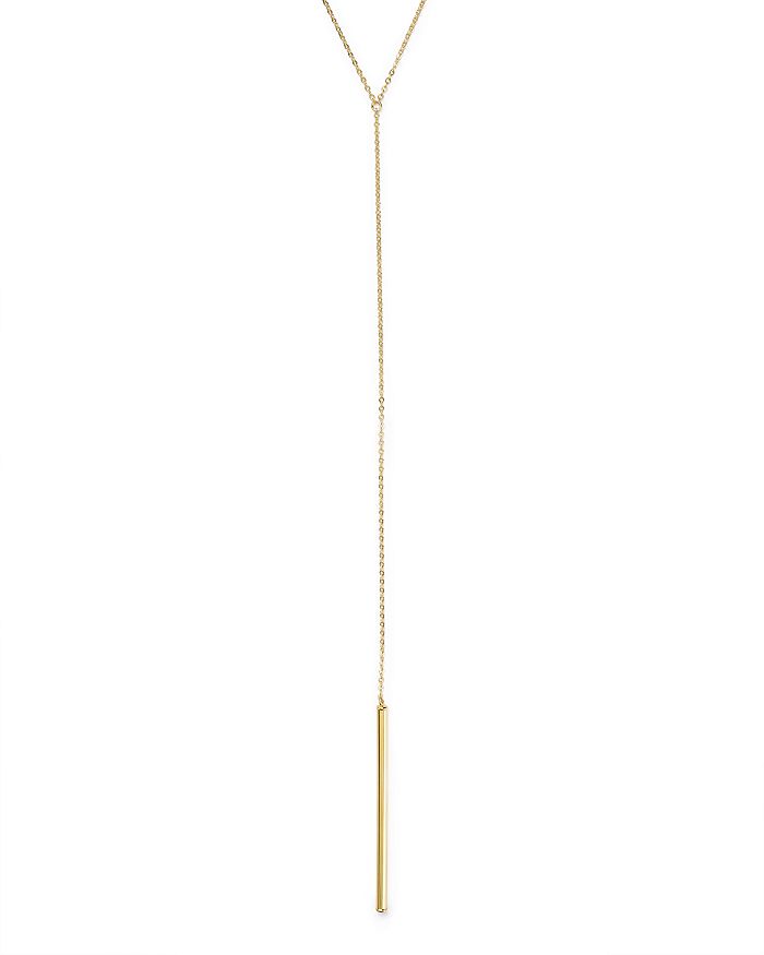 Bloomingdale's 14k Yellow Gold Bar Drop Necklace, 18 - 100% Exclusive