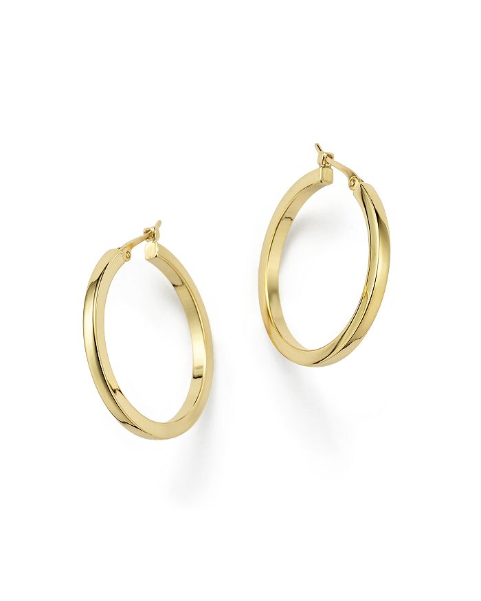 Bloomingdale's 14K Yellow Gold Square Hoop Earrings - 100% Exclusive ...