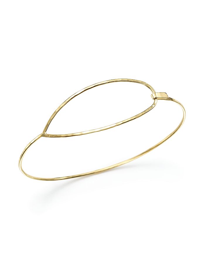 Bloomingdale's - 14K Yellow Gold Hammered Bangle - 100% Exclusive