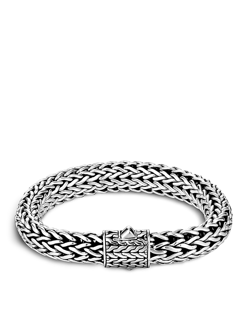 John Hardy Classic Large Flat Chain Bracelet In Silver