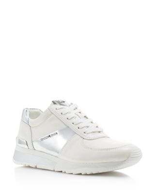 allie metallic leather sneaker