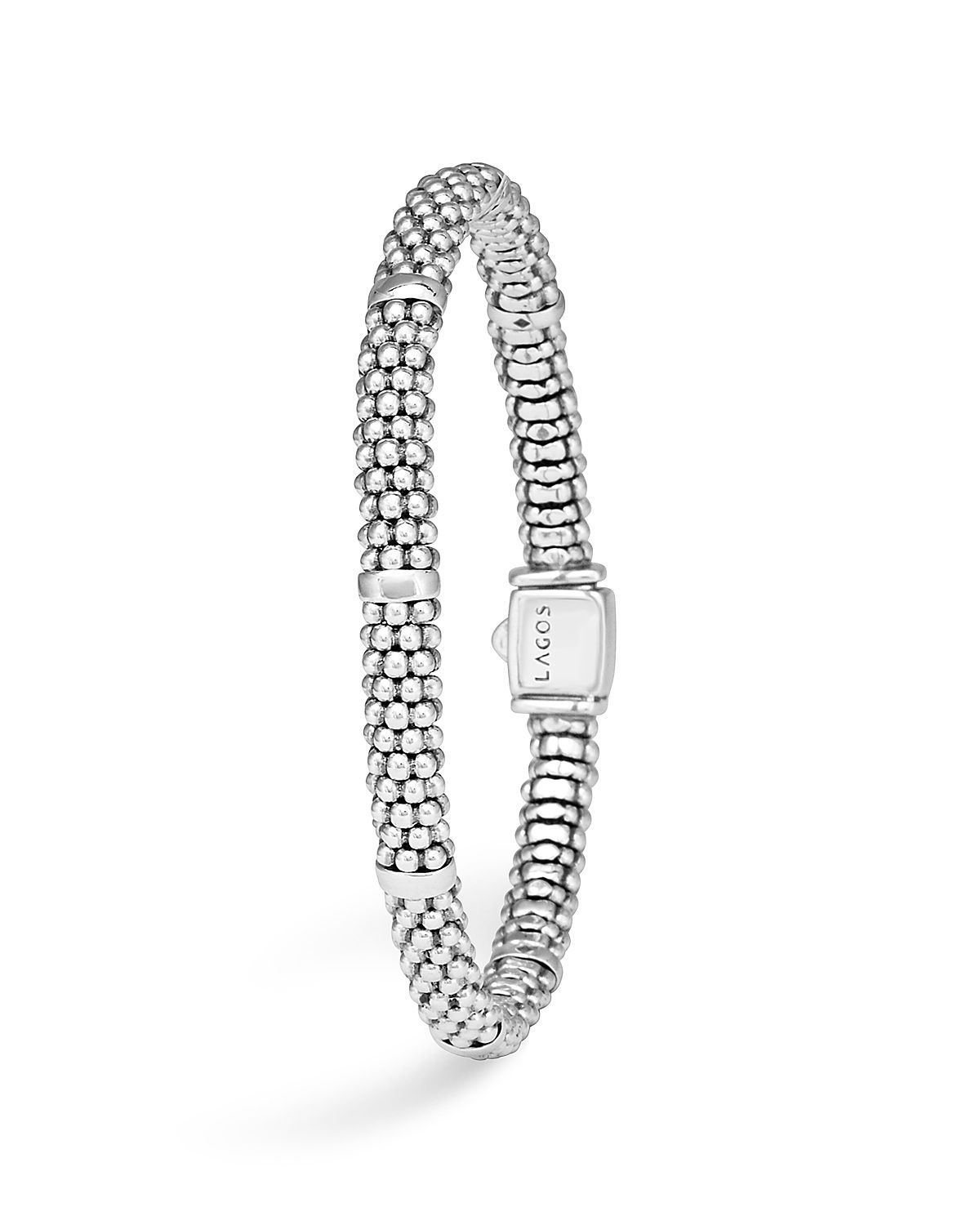 Lagos Sterling Silver Signature Caviar Bracelet
