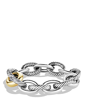 Photos - Bracelet David Yurman Oval Chain Extra-Large Link  with Gold BC0287 S89 