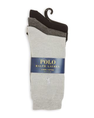 Classic Flat Knit Socks, Set of 3