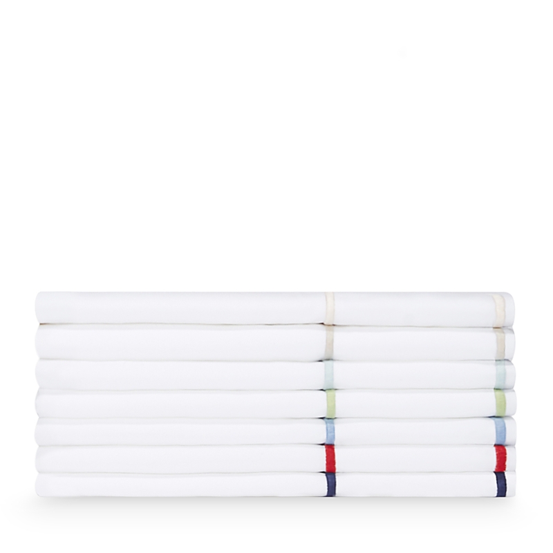 Matouk Ansonia Percale Flat Sheet, King In Ocean