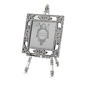 Olivia Riegel Deco Mirror Frame On Easel, 3.5 X 3.5 In Silver