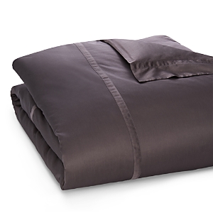 Shop Matouk Nocturne Sateen Duvet Cover, King In Charcoal