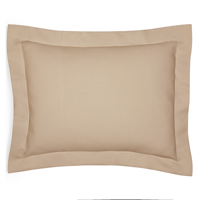 Matouk Nocturne Standard Sham In Linen