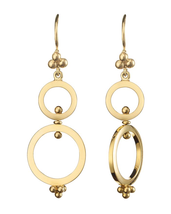 Temple St. Clair 18k Yellow Gold Double Ring Earrings