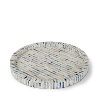 Regina Andrew Design Indigo Stripe Tray