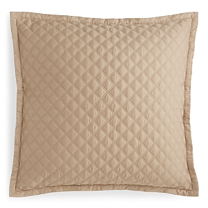 Hudson Park Collection Double Diamond Quilted Euro Sham - 100% Exclusive In Champagne