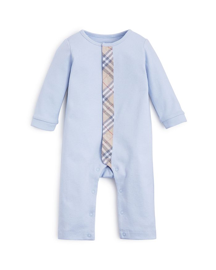 Burberry Boys' Check Trim Coverall - Baby | Bloomingdale's