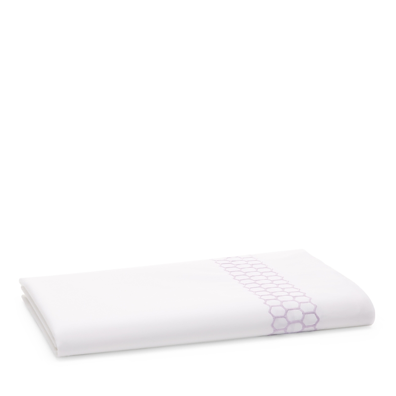 Matouk Liana Flat Sheet, King In Lavender