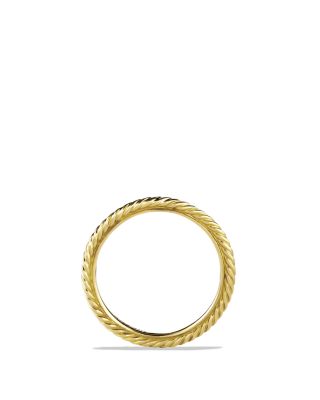 Cable Classics Band Ring in 18K Gold