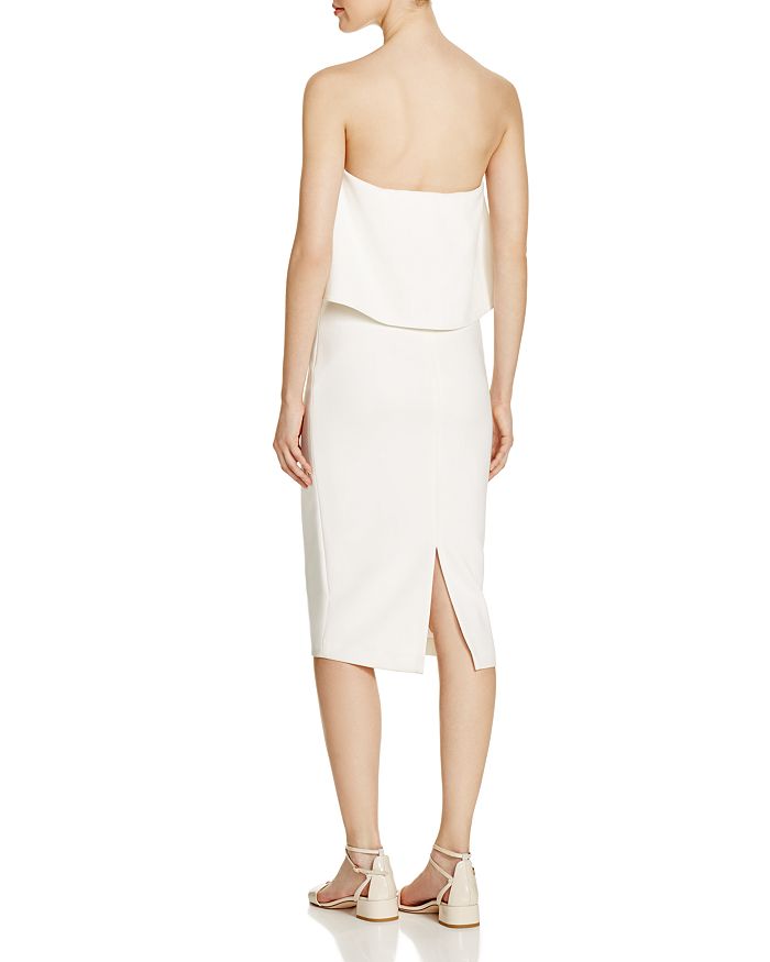 Shop Likely Driggs Strapless Dress In White