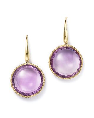 roberto coin amethyst earrings