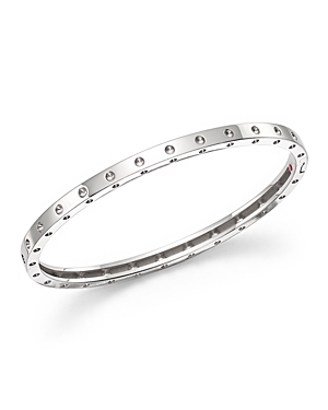 Roberto Coin 18K White Gold Symphony Dotted Hinged Bracelet