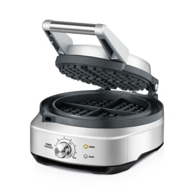 Breville - The No Mess Round Waffle Maker