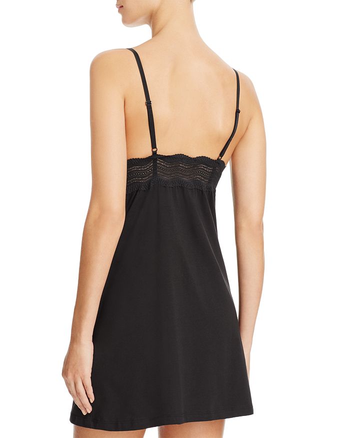 Shop Cosabella Dolce Babydoll Chemise In Black