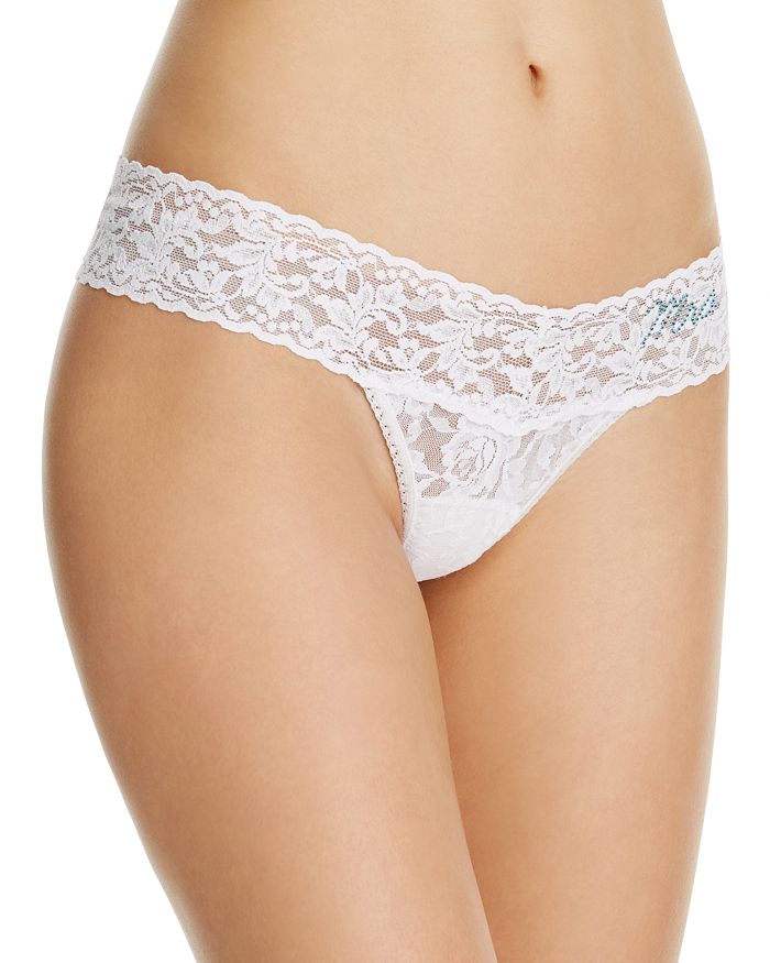 Shop Hanky Panky Mrs. Low-rise Thong In White