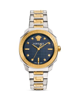 versace two tone watch