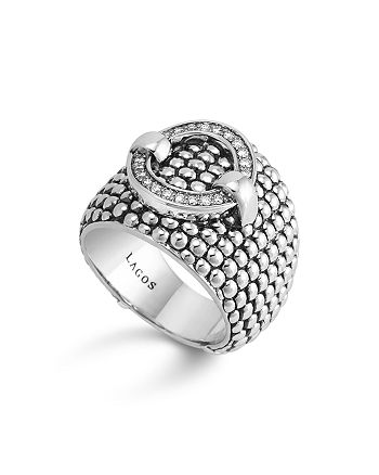 LAGOS Enso Diamond Ring in Sterling Silver | Bloomingdale's