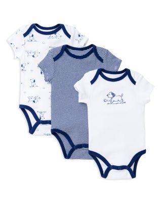 Little Me - Boys' Puppy Bodysuit, 3 Pack - Baby