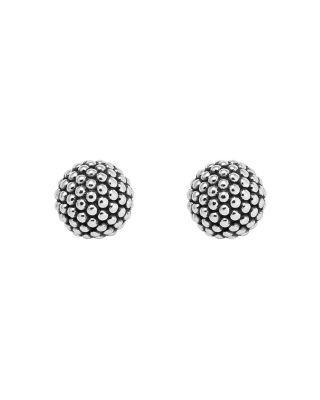 LAGOS Sterling Silver Beaded Earrings, 10mm