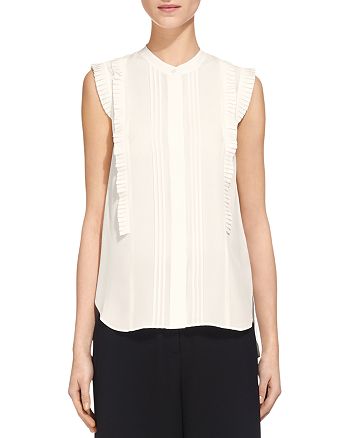 Whistles Pleated Shirt | Bloomingdale's