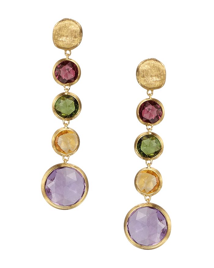 Marco Bicego Jaipur 18K Yellow Gold And Multi-Stone Drop Earrings ...