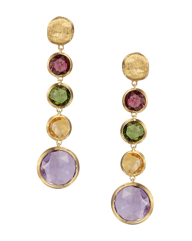 Marco Bicego Jaipur 18K Yellow Gold And Multi-Stone Drop Earrings