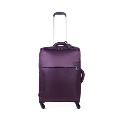 lipault purple luggage