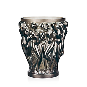 Shop Lalique Large Bacchantes Vase In Bronze