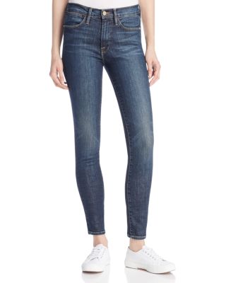 FRAME Le High Ankle Skinny Jeans in 