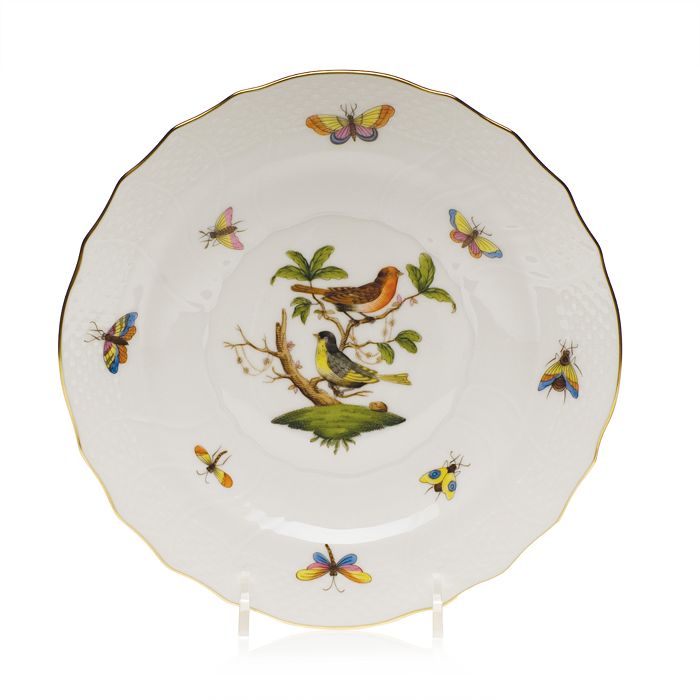 Herend Rothschild Bird Salad Plate In Motif 03