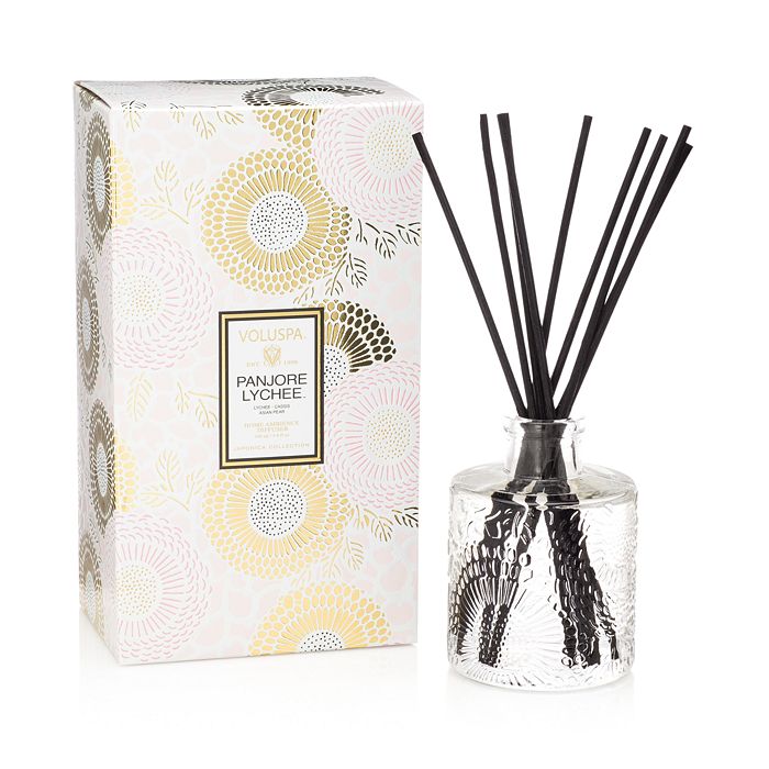 Shop Voluspa Panjore Lychee Reed Diffuser, 3.4 Oz. In Pink